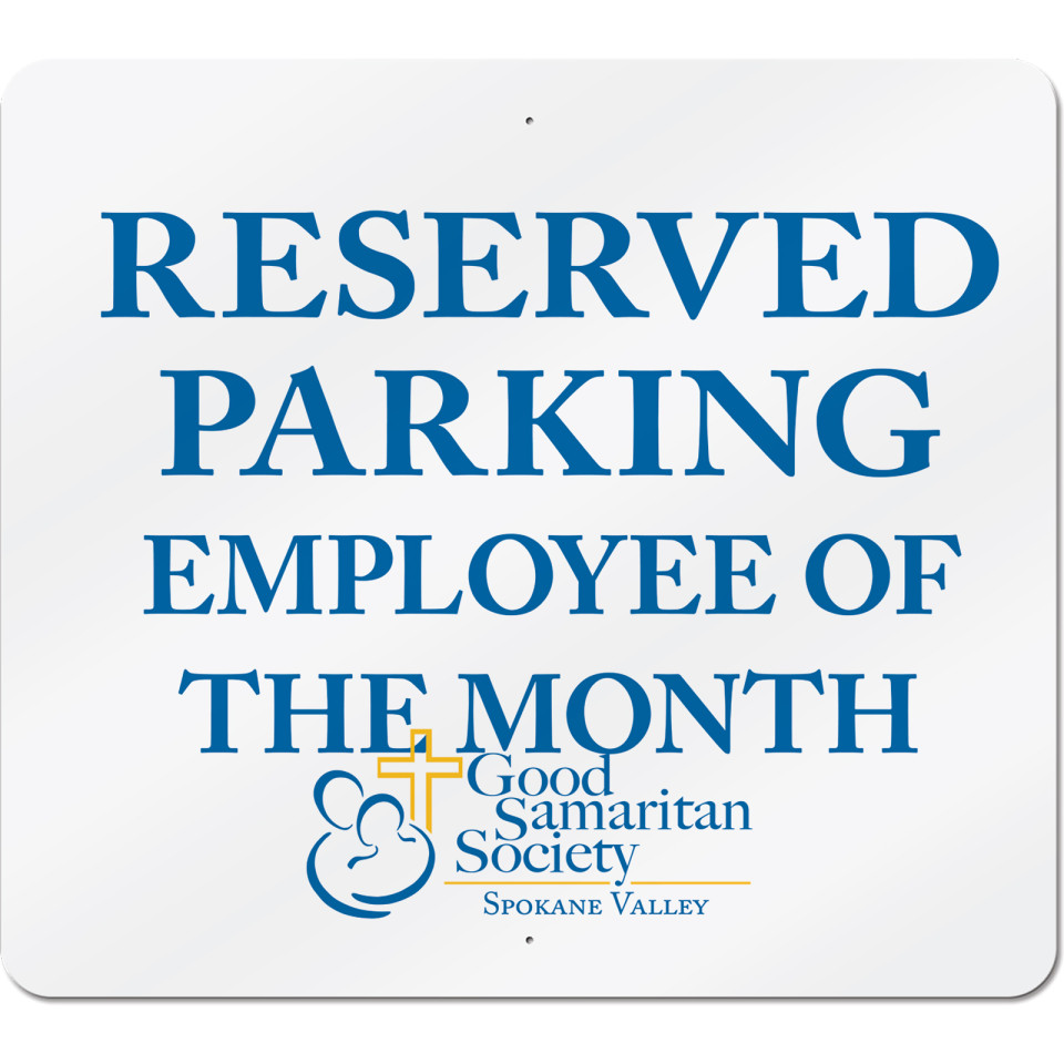 Parking Signs | Designer Decal | Employee of the Month