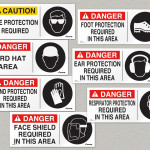 ANSI / OSHA danger caution decals