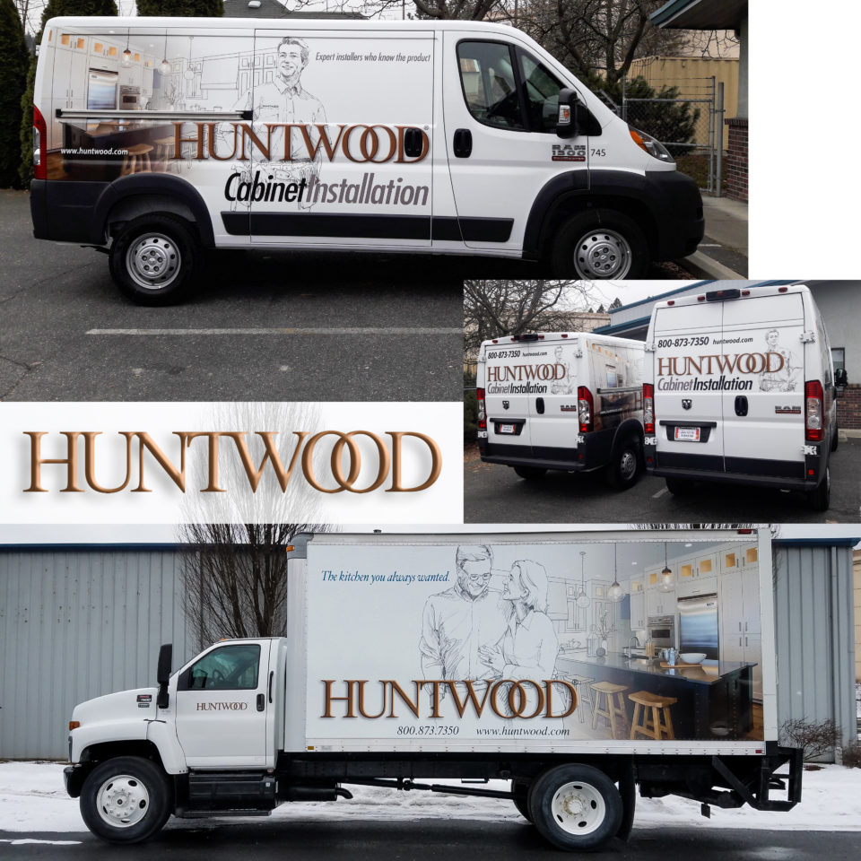 Huntwood Cabinets Fleet Graphics Collage